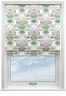 Cotswold Faux Silk, Candyfloss - Motorised Roman Blind
